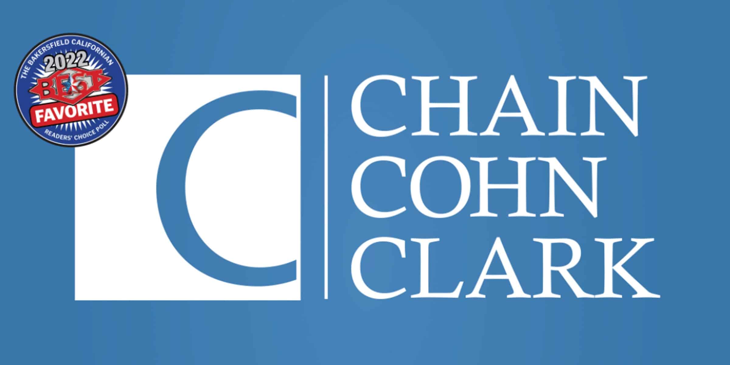 2022 ‘Best of Kern County: Chain Cohn Clark Voted Into ‘Best Law Firm’ Category for 10th Year