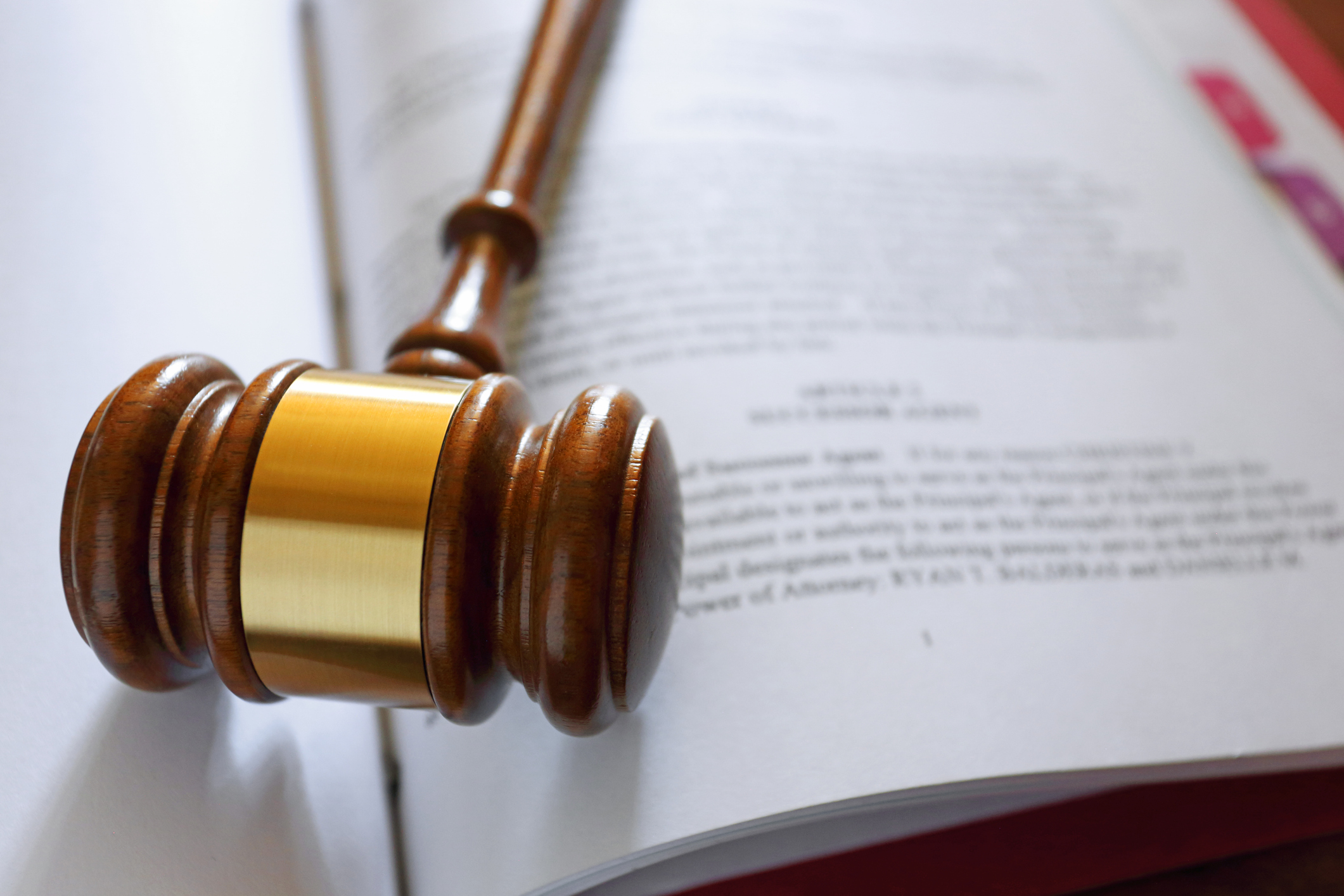 gavel on law book bakersfield personal injury claim