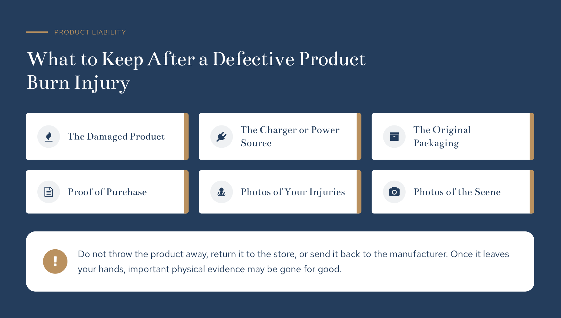 Chain Cohn Clark Defective Product Burn Injury Evidence
