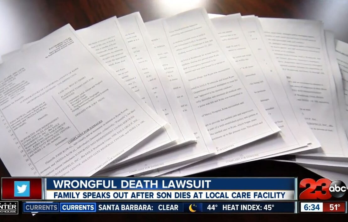 Wrongful death lawsuit filed in choking death of 21-year-old at local care facility