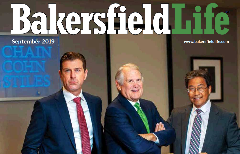Chain | Cohn | Clark featured on the cover of Bakersfield Life Magazine