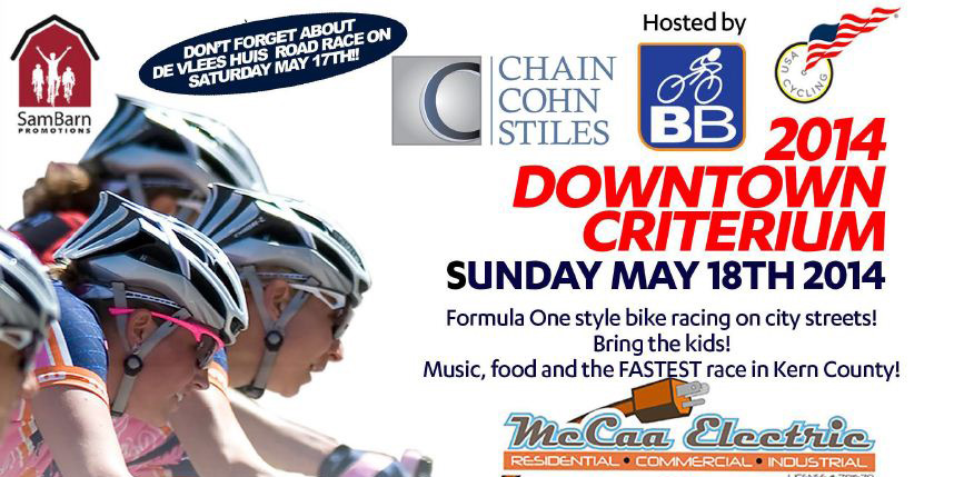 Bike race, sponsored by Chain | Cohn | Clark, to roll through streets of Bakersfield