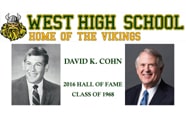 David K. Cohn selected into West High School’s inaugural hall of fame