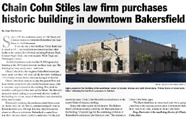 Kern Business Journal highlights CCS’ purchase of downtown Bakersfield building