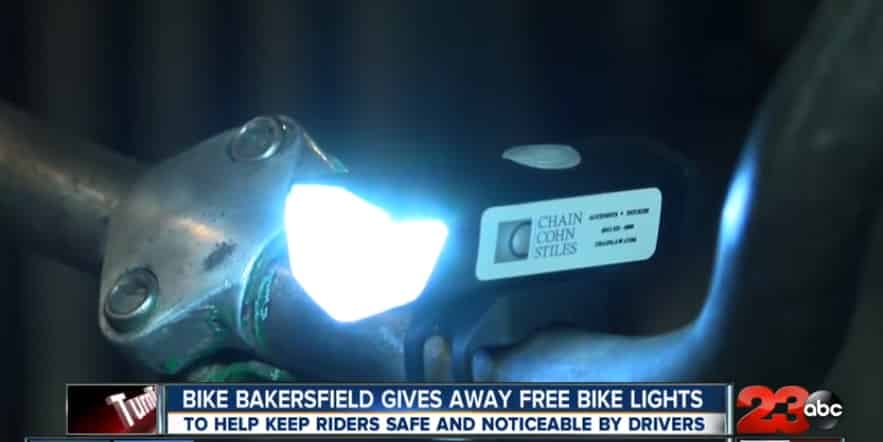 Bike Bakersfield, Chain | Cohn | Clark provides free helmets, bicycle lights, safety lessons through 2018 ‘Project Light up the Night’