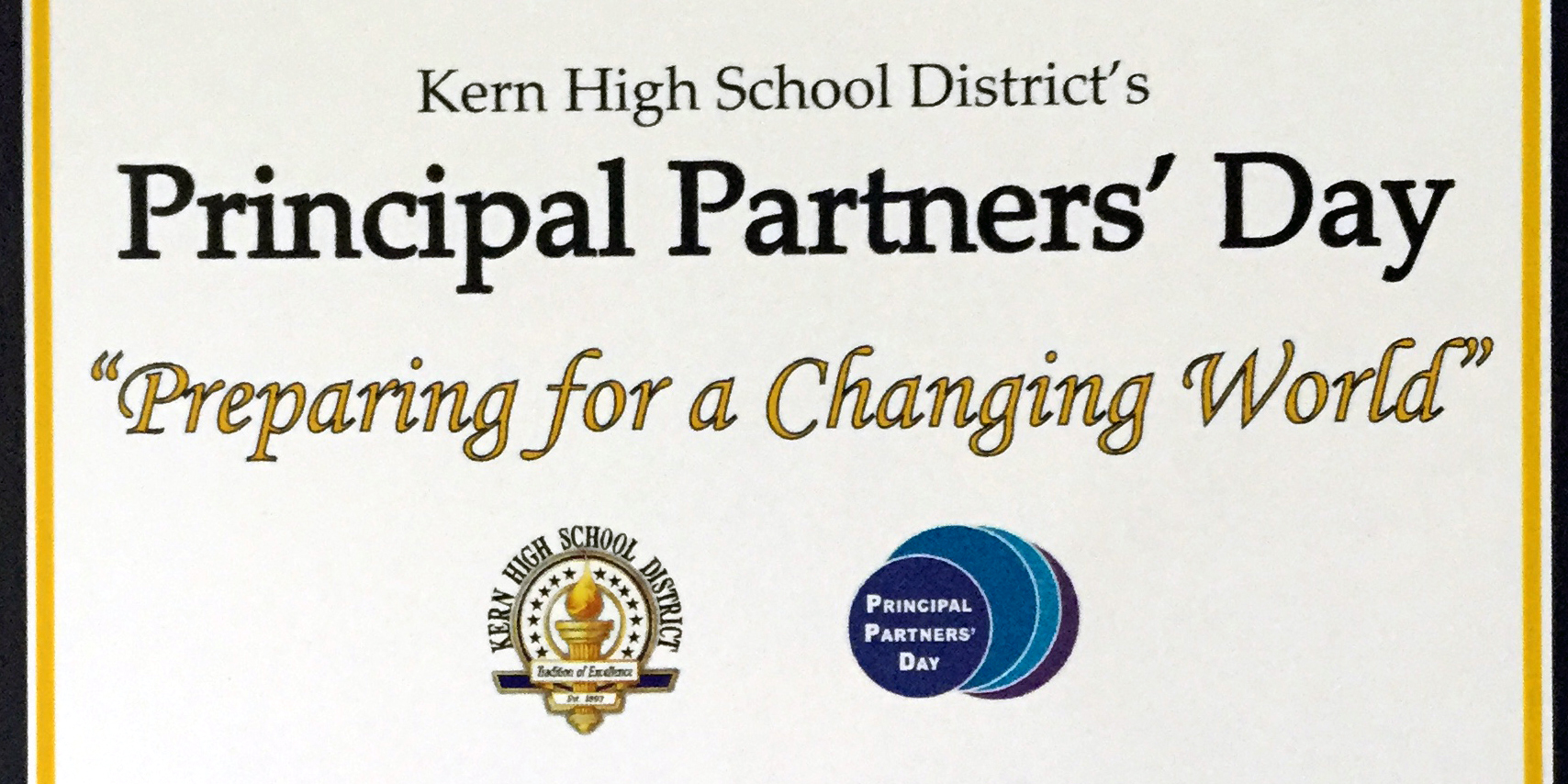 Chain | Cohn | Clark takes part in Kern High School District ‘Principal Partners’ Day’