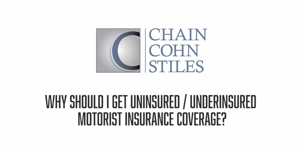 Why you should get uninsured / underinsured motorist insurance coverage