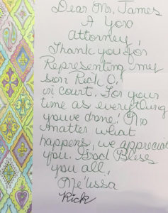 Thank you from Rick